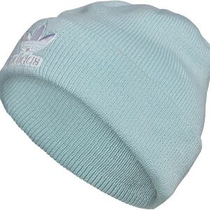 Adidas trefoil, beanie, light blue